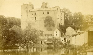 France Château de Clisson Castle Sèvre Nantaise Old CDV Photo Tresorier 1870