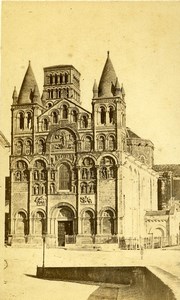 France Angouleme Cathedral Saint-Pierre Old CDV Photo Godard 1870