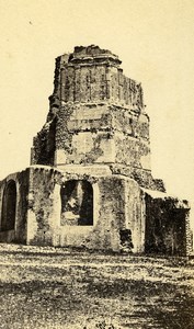 France Nimes Tour Magne Tower Old CDV Photo 1870