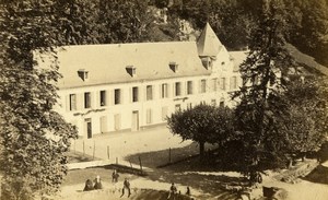 France Pyrenees Bagnere de Bigorre Bains de Salut Baths Sajous CDV Photo 1872
