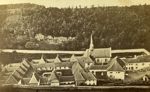 France Ain Bénonces Chartreuse de Portes Monastery Old CDV Photo 1870's