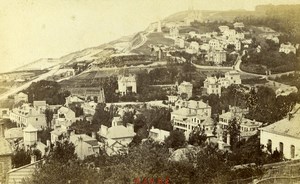 France Le Havre Sainte Adresse panorama Old Neurdein CDV Photo 1870's