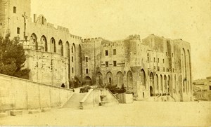 France Avignon Palais des Papes Old Neurdein CDV Photo 1870's