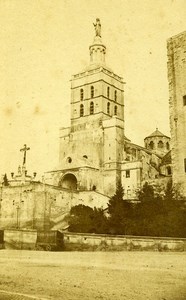 France Avignon Cathedral Notre-Dame des Doms Old Neurdein CDV Photo 1870's