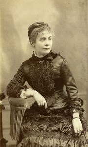 France Paris Countess Louise Marie Chalvet Rochemonteix CDV Photo Lejeune 1880