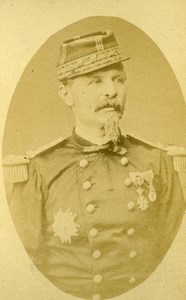 France Paris General Antoine Alfred Chanzy Old CDV Photo Teruel 1870