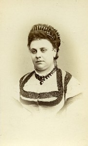 France Paris Opera Mezzo Soprano Pauline Lauters Old CDV Photo Reutlinger 1870