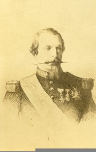 France Paris Emperor Napoleon III Portrait Old CDV Photo 1870