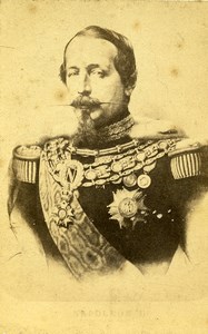 France Paris Emperor Napoleon III Portrait Old CDV Photo 1860's