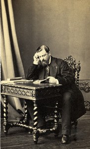 France Paris Comte de Beauvoir ? Old CDV Photo Levitsky 1860's