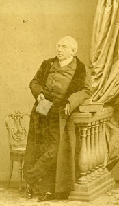 France Paris Pollitician Pierre Antoine Berryer Old CDV Photo Disderi 1870