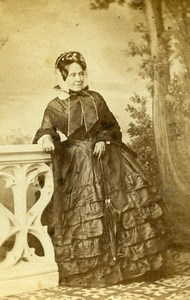 France Nancy Eugènie Darantière Mirabeau Family Old CDV Photo Chatelain 1870