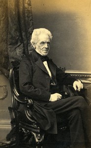 United Kingdom Philospher Writer Isaac Taylor Old CDV Photo Mayall 1860