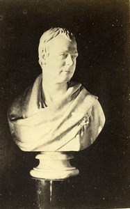 United Kingdom Sir Walter Scott Bust by Chantrey Old CDV Photo Lennie 1870