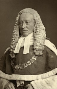 Lord Chief of Justice Sir Alexander Cockburn Old CDV Photo LSC 1870