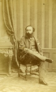 Liverpool Industrialist Pianist Andrew George Kurtz Old CDV Photo Ferranti 1870