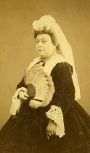 France Paris Theater Actress Clarisse Miroy Theatre Old CDV Photo Numa Fils 1870