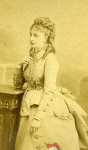 France Paris Opera Soprano Miss Thaler Old CDV Photo Reutlinger 1870's