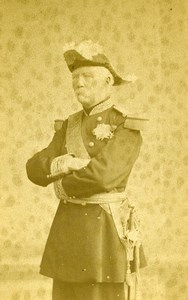 France Paris Marshal Patrice de Mac Mahon Old CDV Photo Le Jeune 1870