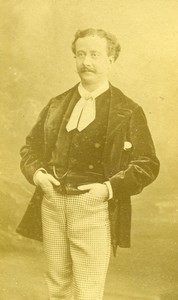 France Paris Theatre Actor Louis Arsene Delaunay Old CDV Photo Reutlinger 1870's