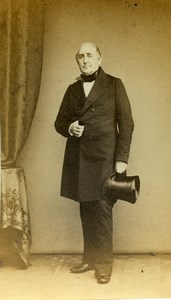 France Paris Man Fashion Second Empire Old CDV Photo 1860's