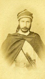 North Africa? Man Fashion Second Empire Old CDV Photo 1860's