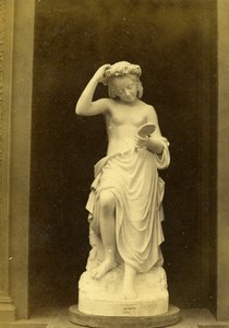 France Paris World Fair Rodolphe Galli statue Old CDV Photo Léon & Lévy 1867