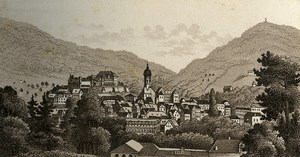 Germany Baden Baden Old CDV Photo Frey 1870