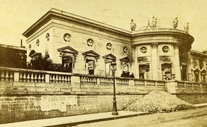 France Siege of Paris Commune Ruins Légion d'Honneur Old CDV Photo Liebert 1871
