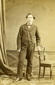 France Paris Portrait Man Ile Bourbon? Second Empire Photo CDV Prevot 1860's
