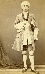 France Nimes Portrait Man Costume Second Empire Old Photo CDV Crespon 1860's