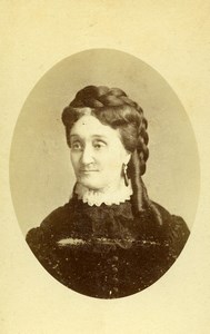 France Macon Fashion Woman Portrait Old Photo CDV Sereni 1870's