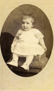 France Chartres Fashion Children Old Photo CDV Gallas 1880'