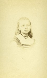 France Paris Portrait Fashion Children Old Photo CDV 1870'