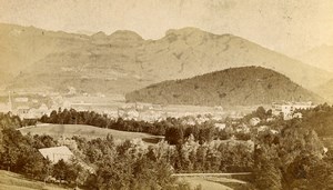 Austria Ischl Panorama Old Photo CDV Baldi & Wurthle 1870'