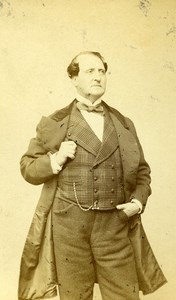 France Paris French Actor Pierre Cheri Laffont Old Photo CDV Cremiere 1870'