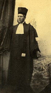 France Paris Lawyer or Judge in Uniform Old Photo CDV 1859'