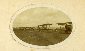 France Airplanes Old Photo CDV 1920' From Maurice Finat Aviator Collection