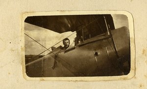 France Aviation Old Photo CDV 1921 From Maurice Finat Aviator Collection