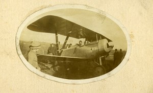 France Aviation Old Photo CDV 1920' From Maurice Finat Aviator Collection
