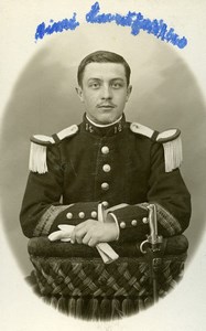 France Lyon Military Soldier Old CDV Photo Grampa 1900