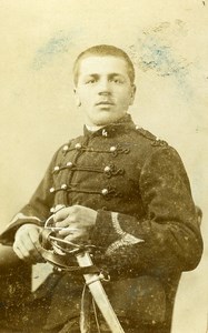 France Pontarlier Military Soldier Old CDV Photo Petremand 1900