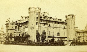 Italy Torino Palazzo Madama Architecture Old CDV Photo Brogi 1870