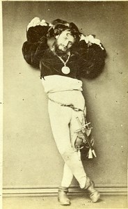 France Man Costume Fashion Stage Actor? Old Calavas? CDV Photo 1890
