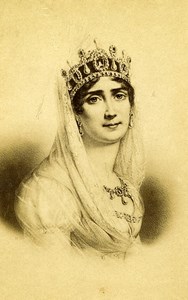 France Empress Josephine old CDV Photo Neurdein 1880