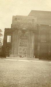 France Lille War Mémorial Monument aux Morts Old Photo Capin 1933
