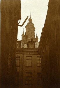 France Lille Stock Exchange seen from Rue du Petit Paon Old Photo Capin 1933