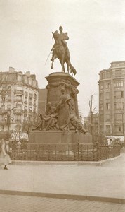 France Lille Faidherbe Monument Equestrian Statue Old Photo Capin 1934