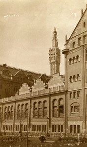 France Lille Town hall seen from square du Réduit Old Photo Capin 1934