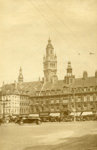 France Lille Vieille Bourse & Nouvelle Bourse Campanile Old Photo Capin 1934